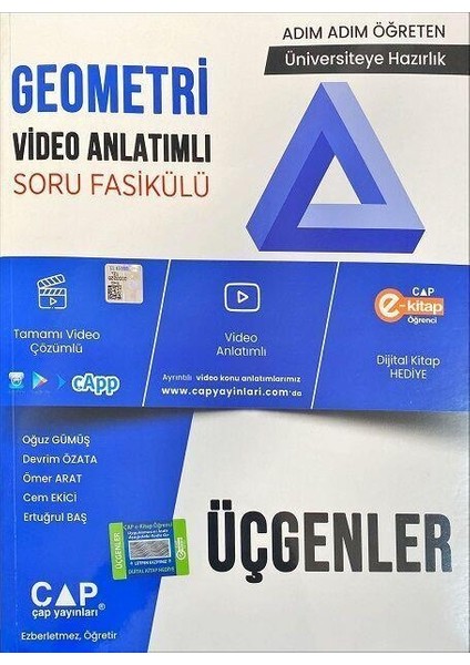 Üniversite Hazırlık Geometri Konu Anlatımlı Soru Fasikülü Çap Yayınları