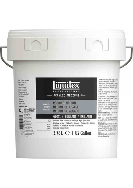 Professional Akrilik Pouring Medyum 3.78 Lt