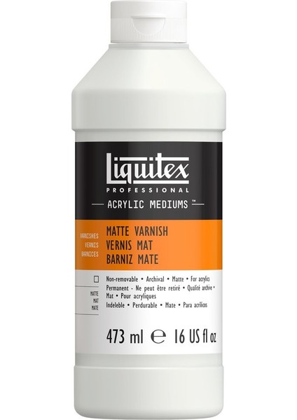 Professional Akrilik Mat Vernik 473 ml