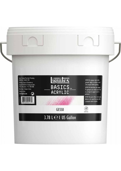 Basics Akrilik Beyaz Zemin Astarı Gesso 3.78 Lt