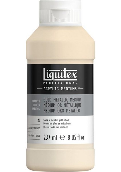 Professional Akrilik Metalik Medyum 237 ml Altın
