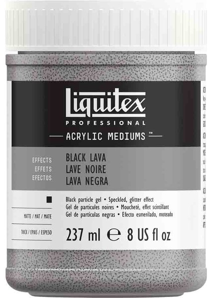 Professional Acrylic Black Lava 237 ml