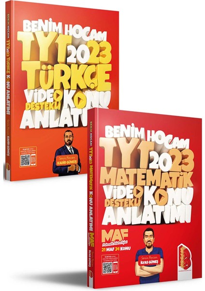 2023 TYT Türkçe Matematik Video Destekli Ders Notları Seti