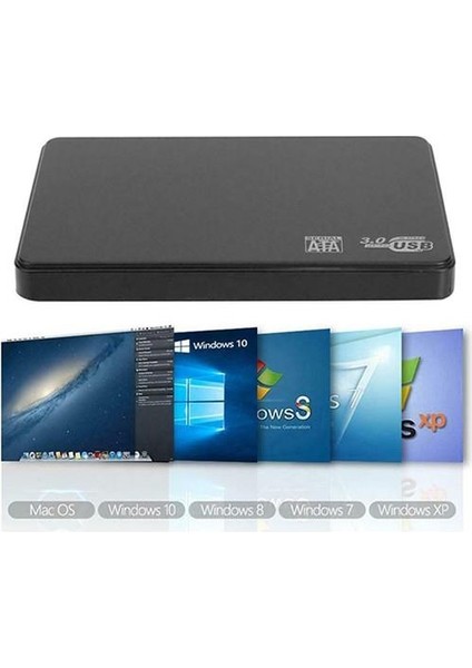 2.5" USB 3.0 Harici SSD/HDD Kutusu Sata Siyah