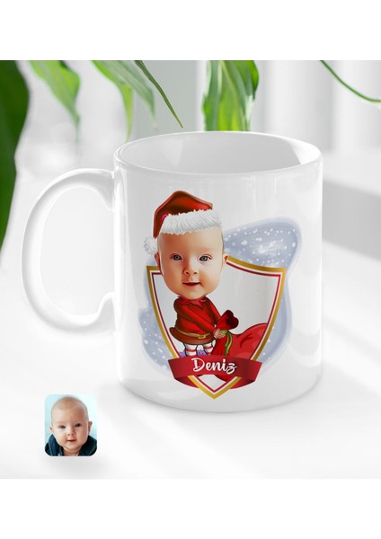 Kişiye Özel Isimli Bebek Karikatürlü Beyaz Kupa Bardak-6