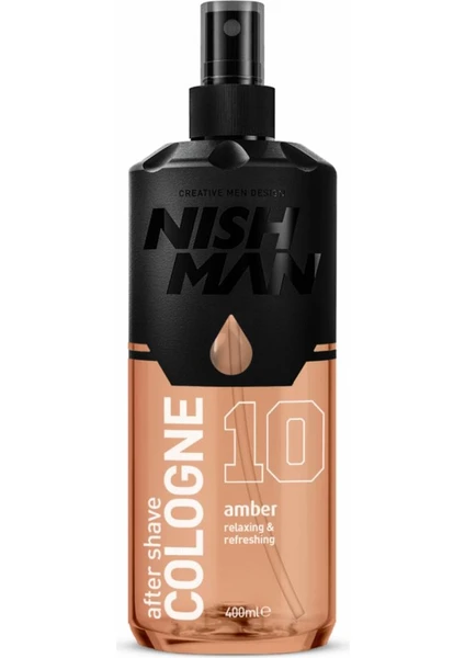 NISHMAN Tıraş Sonrası Kolonyası Amber 10 400 Ml