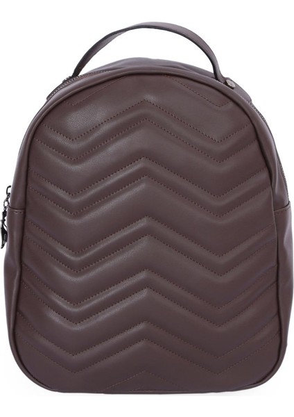 Suni Deri Wolf Kapitoneli Sırt Çantası