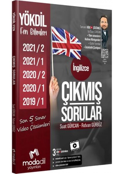 Yayınları YÖKDİL Fen Çıkmış Sorular Tamamı Video Çözümlü