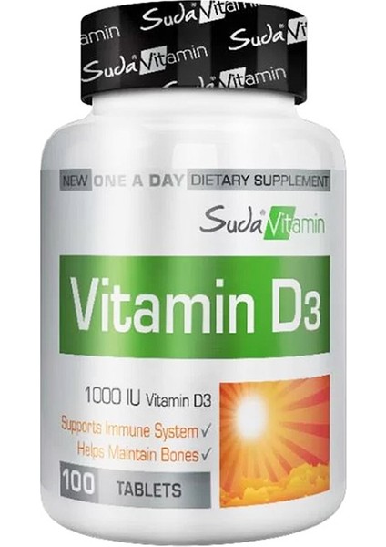Vitamin D3 1000 Iu 100 Tablet