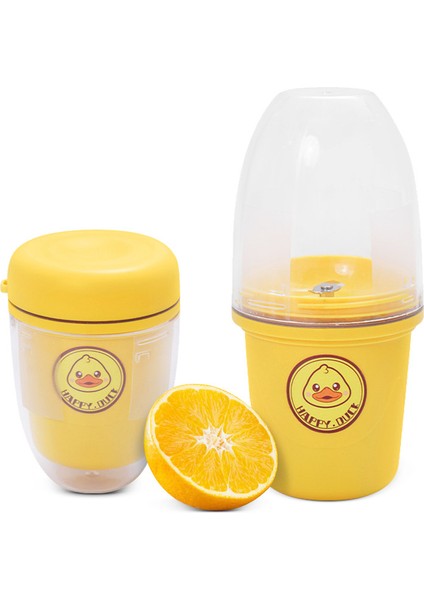 300 ml USB Şarj Edilebilir Sevimli Taşınabilir Mini Blender - Sarı (Yurt Dışından)