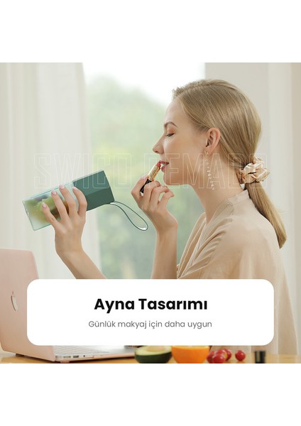 400 ml USB Şarj Edilebilir Taşınabilir Blender - Yeşil (Yurt Dışından)