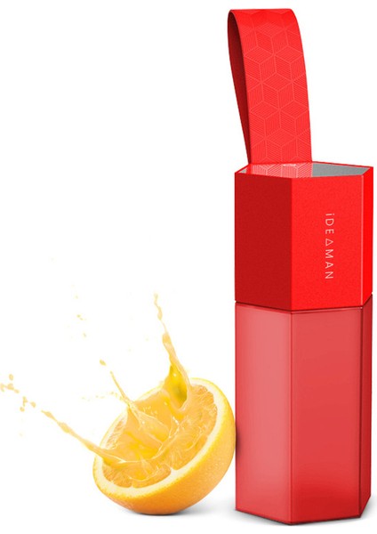 400 ml USB Şarj Edilebilir Taşınabilir Blender - Kırmızı (Yurt Dışından)