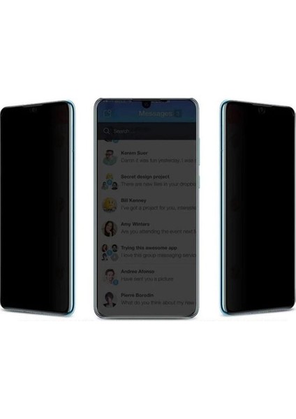 iPhone 13 Mini Hayalet Ekran Koruyucu Tam Kaplayan Gizlilik