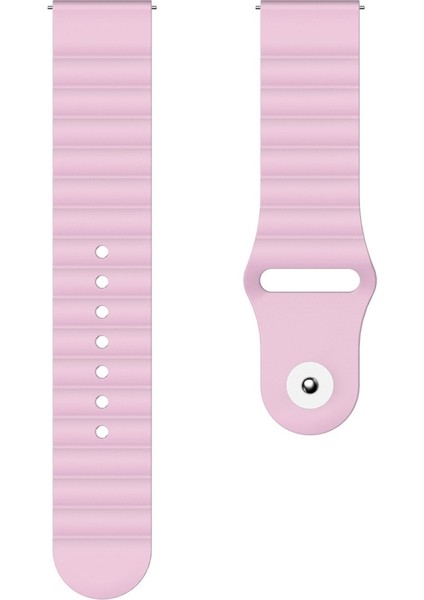 Huawei Watch Için Gt3 Pro 43MM 20MM Oluklu Silikon Saat Bandı Pembe (Yurt Dışından) fiyatları