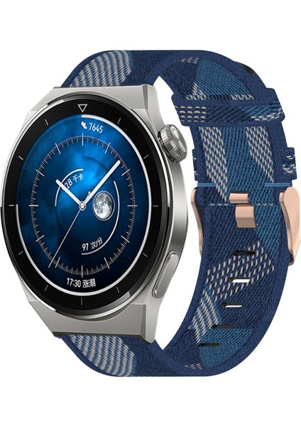 Huawei Watch Için Gt3 Pro 43MM 20MM Naylon Dokunma Bandı Mavi (Yurt Dışından) modelleri