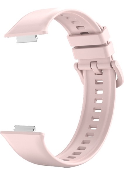 Huawei Watch Için 2 Düz Renkli Silikon Izleme Bandı Pembe (Yurt Dışından)