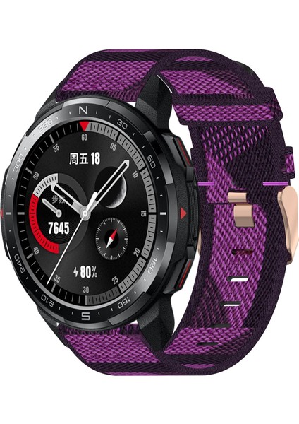 Honor Watch Gs Pro 22MM Naylon Dokuma Watch Band Mor (Yurt Dışından) modelleri