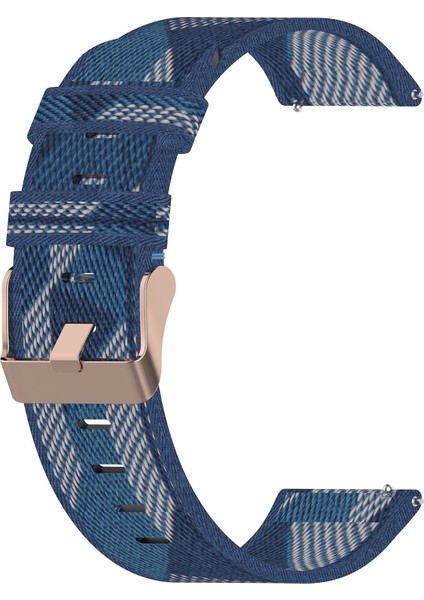 Honor Watch Es 20MM Naylon Dokuma Watch Band Mavi (Yurt Dışından)