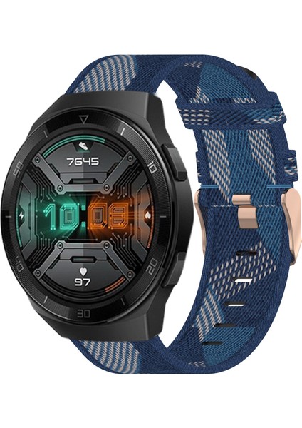 Huawei Watch Için Gt 2e 22MM Naylon Dokuma Bandı Mavi (Yurt Dışından) modelleri