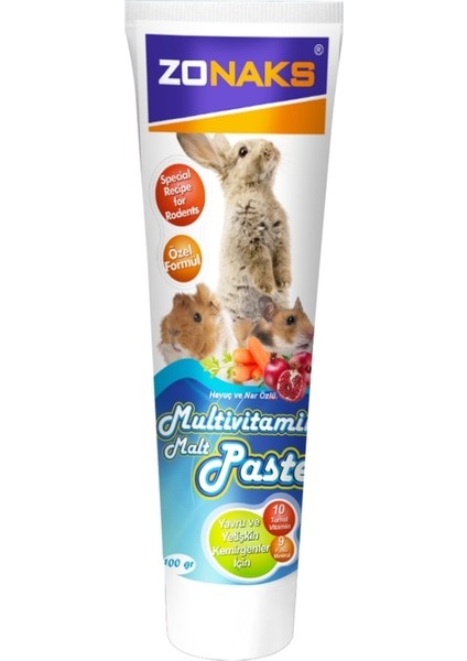 Rodent Multivitamin Malt Paste 100 Gr. fiyatları