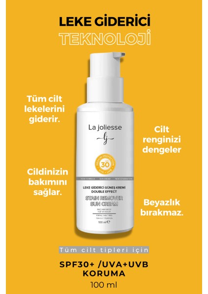 Tüm Ciltler Için Nemlendirici Yüz & Vücut Güneş Kremi Hyalüronik Asit SPF30+ 100