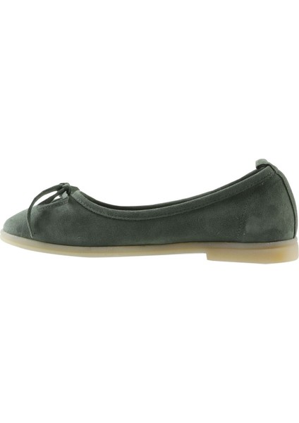 Haki Süet Kadın Düz Babet fırsatları