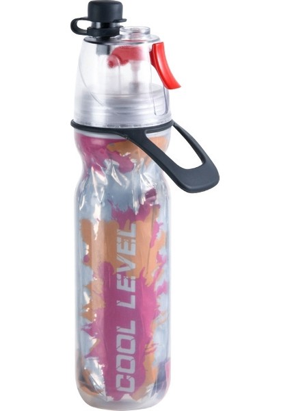 401-500ML Yaz Açık Hava Soğuk Pe Sprey Fincan Grafiti Kırmızı Tut (Yurt Dışından)