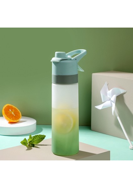 501-600ML Sprey Su Kupası Açık Hava Spor Şişesi Yeşil (Yurt Dışından)