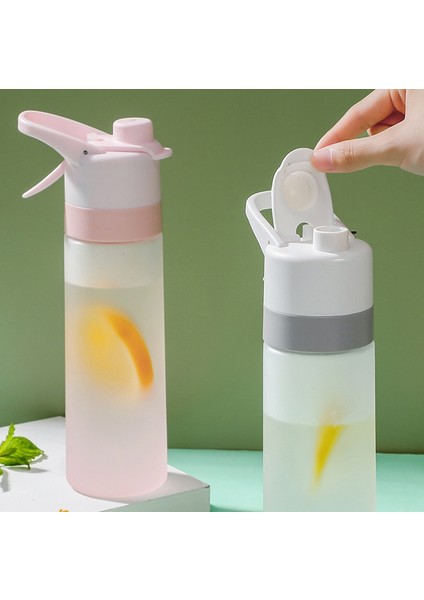 501-600ML Sprey Su Kupası Açık Hava Spor Şişesi Siyah (Yurt Dışından)