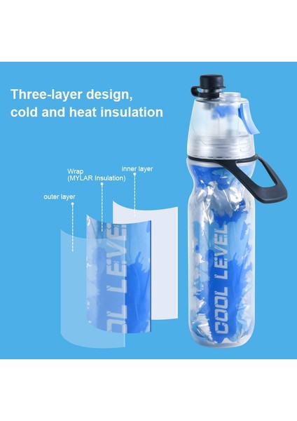 401-500ML Yaz Açık Hava Soğuk Pe Sprey Fincan Grafiti Sarı Tut (Yurt Dışından)