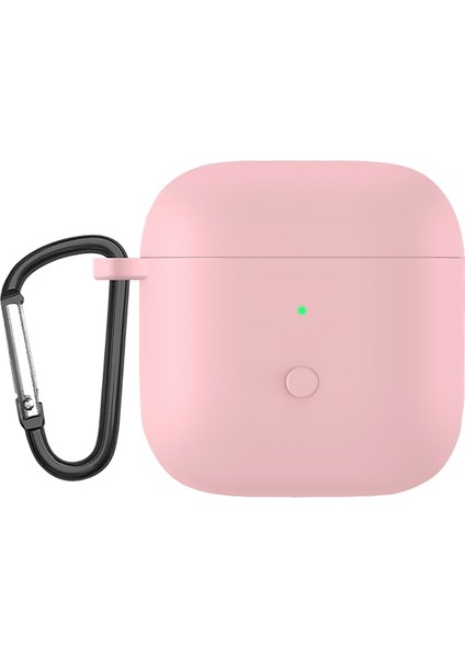 Redmi Buds 3 Pembe Için Sıvı Silikon Tek Parçalı Kulaklık Kılıfı (Yurt Dışından)