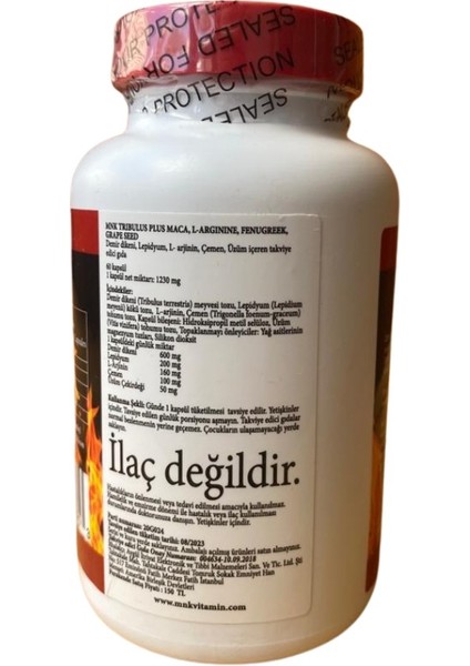 Trıbulus Plus Maca L Arjınıne 120 Kapsül