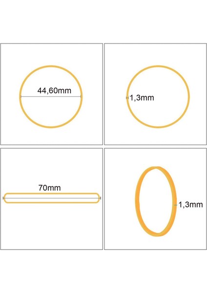 70MM Beyaz Kauçuk Paket Ambalaj Lastiği 10.000 Adet