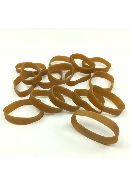 65X10MM Geniş Kauçuk Paket Ambalaj Lastiği 100 Adet