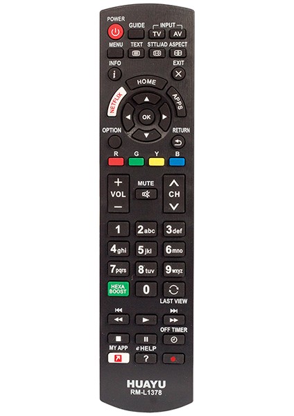 Panasonic Panasonic Netflix RML1378 LCD LED Tv Kumandası