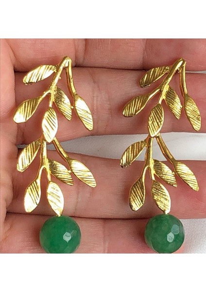 Akik Küpe/cornelian Earring