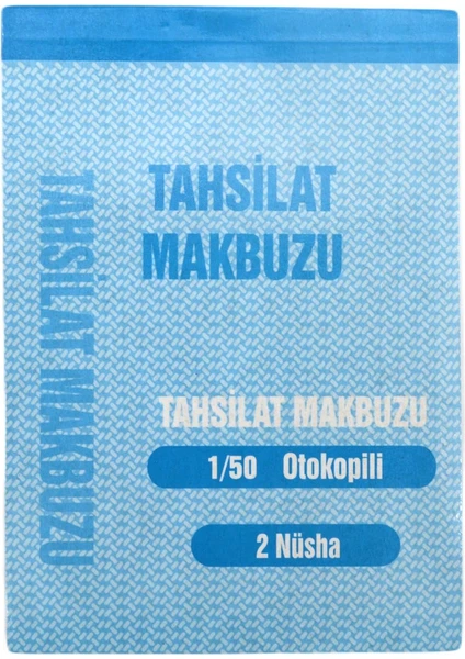 Tahsilat Makbuzu Otokopili 9.5X13.5 cm 50X2 Nüsha Kod:32