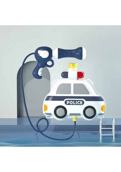 Sahil Plaj Pompalama Su Sprey Oyuncaklar Polis Arabası (Yurt Dışından)