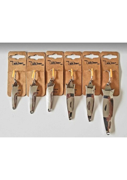 Aklar Kaşık 7 cm 15 gr Paslanmaz Krom