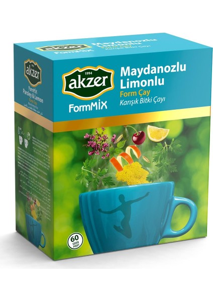 Maydonozlu Limonlu Form Çay - 60 Süzen Poşet