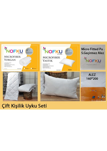 Çift Kişilik Microfiber Uyku Seti