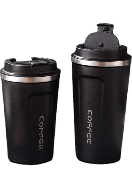 500ML Paslanmaz Çelik Termos - Siyah (Yurt Dışından)