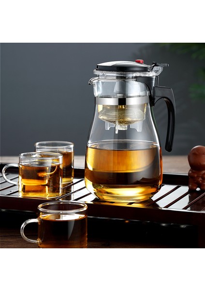 500 ml. Cam Çaydanlık Seti - Şeffaf (Yurt Dışından)