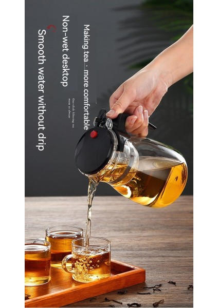 500 ml. Cam Çaydanlık Seti - Şeffaf (Yurt Dışından)