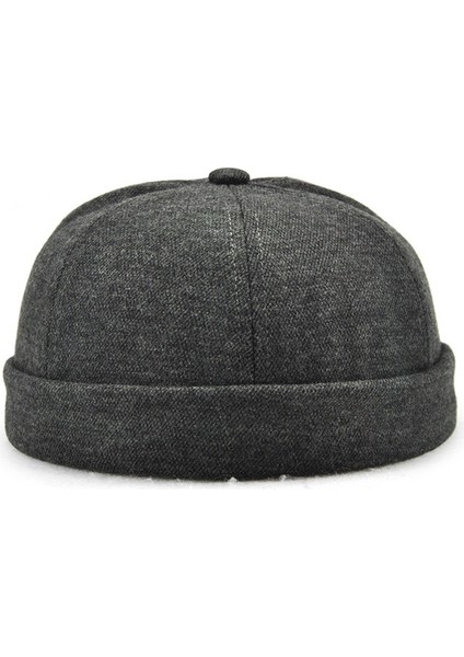 G12788 Retro Şapka - Koyu Gri (Yurt Dışından)
