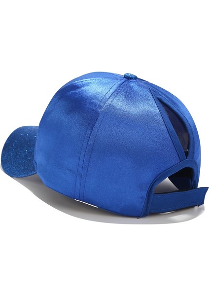 Saten Parlak Yüzeyli Şapka - Mavi (Yurt Dışından) fiyatları
