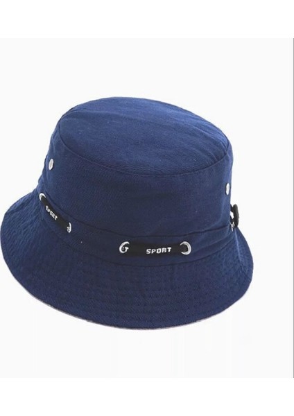 4 Adet Şık Ayarlanabilir Pamuklu Şapka - Mavi (Yurt Dışından)