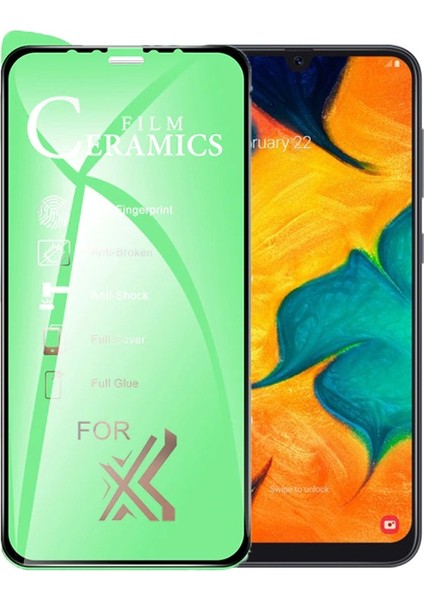 Samsung A30S Ekran Koruyucu 9d Seramik Nano Tam Kaplayan Kavisli