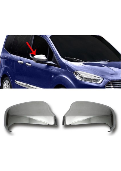 Ford Courier Ayna Kapak Takımı Krom 2017+