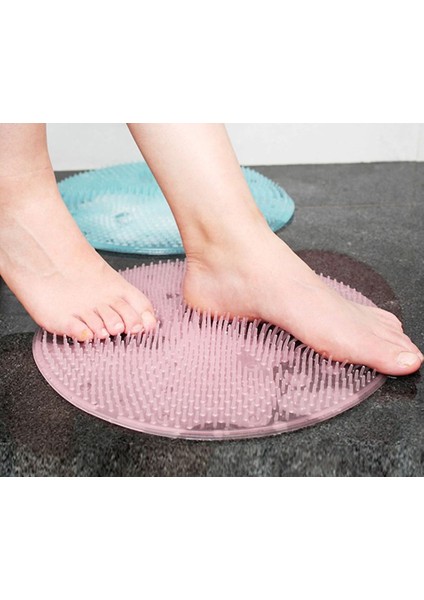 Vantuzlu Banyo Fırçası Ve Masaj Pedi